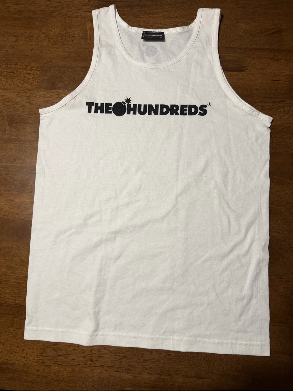 The Hundreds White Tank with Black Logo